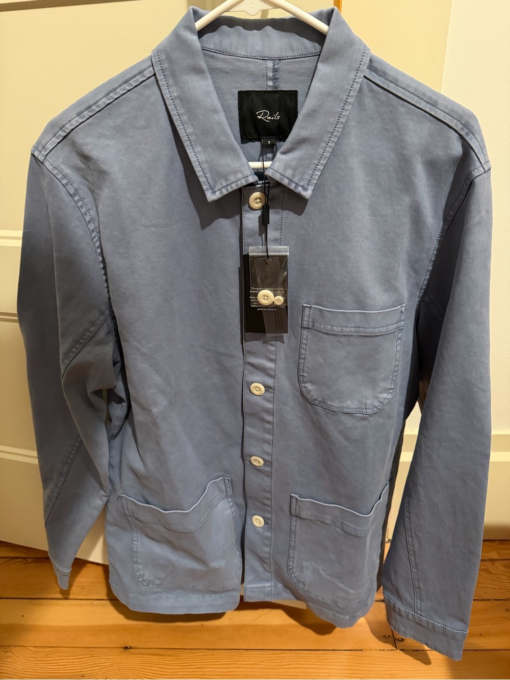 Rails Light Blue Chore Coat